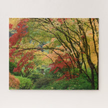 Lanterne en automne à Portland Jardin Japonais