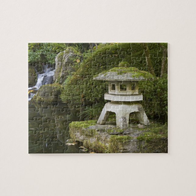 Puzzle Lanterne en pierre et Heavenly Falls (Horizontal)