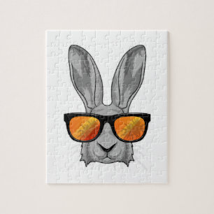Puzzle Lapin avec lunettes de soleil