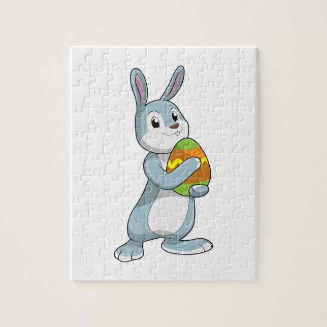 Puzzle Lapin avec oeuf (Vertical)