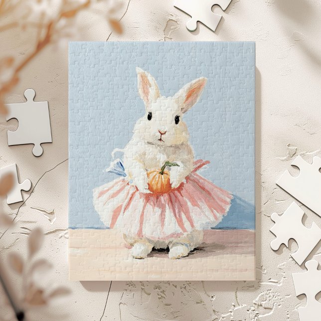 Puzzle Lapin Ballerine Fantaisiste Automne  (Créateur téléchargé)