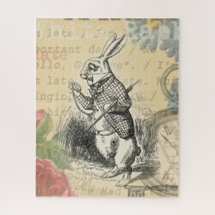 Puzzle Lapin Blanc Aventures d'Alice au Pays des Merveill