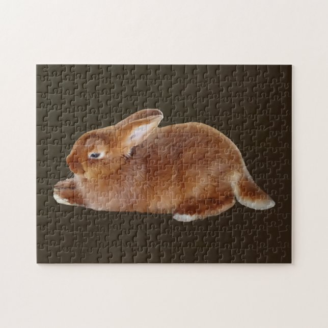 Puzzle Lapin Brown (Horizontal)