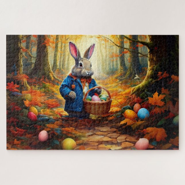 Puzzle Lapin de Pâques (Horizontal)