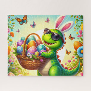 Puzzle Lapin Drôle Dino Pâques