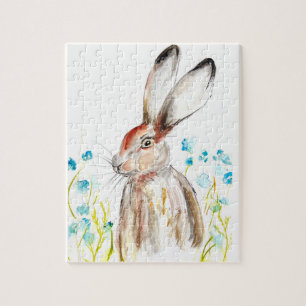 Puzzle Lapin Lièvre Pâques Animal Faune Mignon Jigs