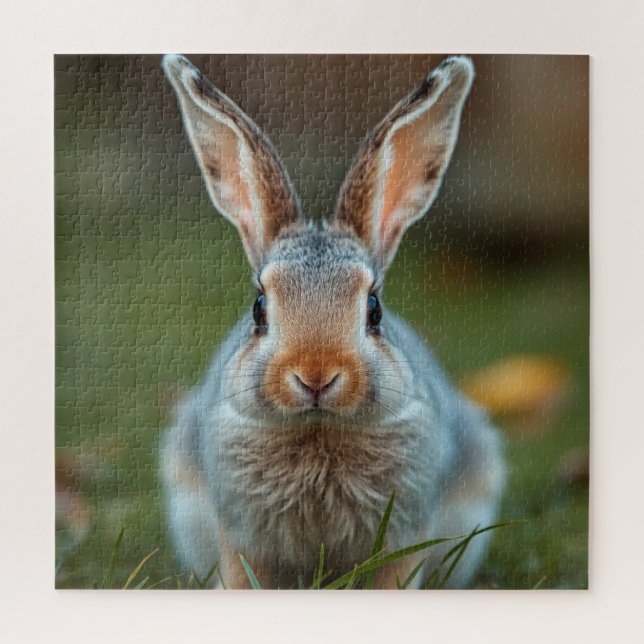 Puzzle Lapin russe bleu, (Vertical)