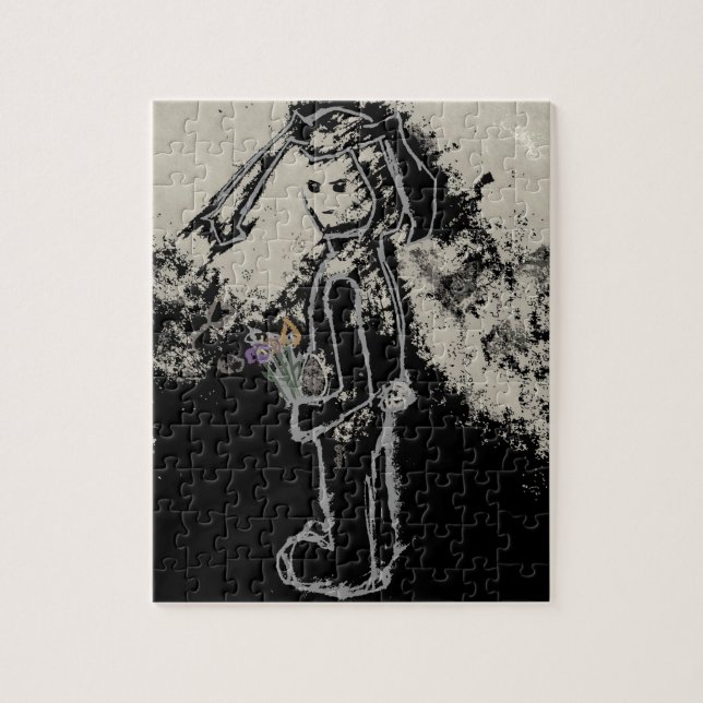 Puzzle lapin sinistre (Vertical)