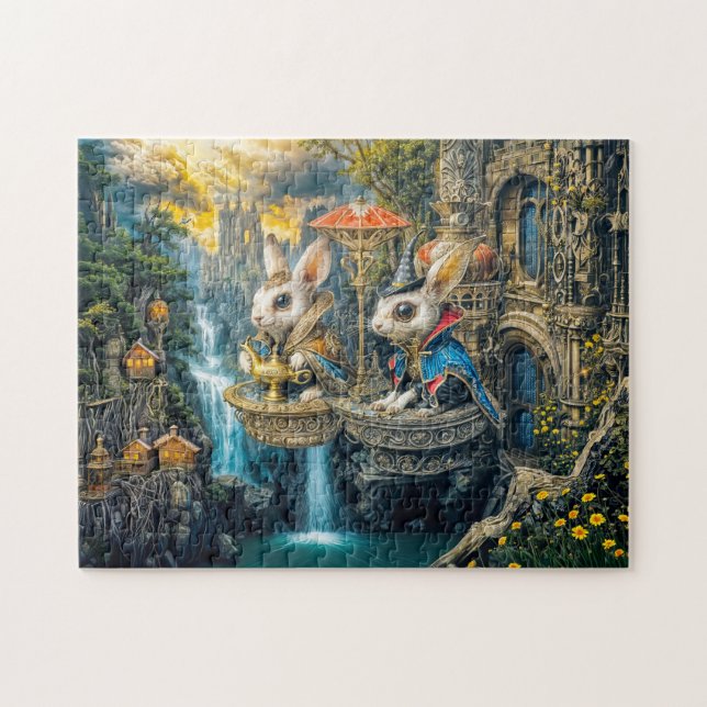 Puzzle Lapins magiques steampunk (Horizontal)