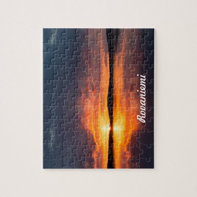 Puzzle Lapland sunset (Vertical)