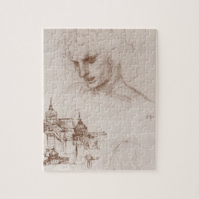 Puzzle L'Apôtre de Léonard de Vinci au château des Sforza (Vertical)