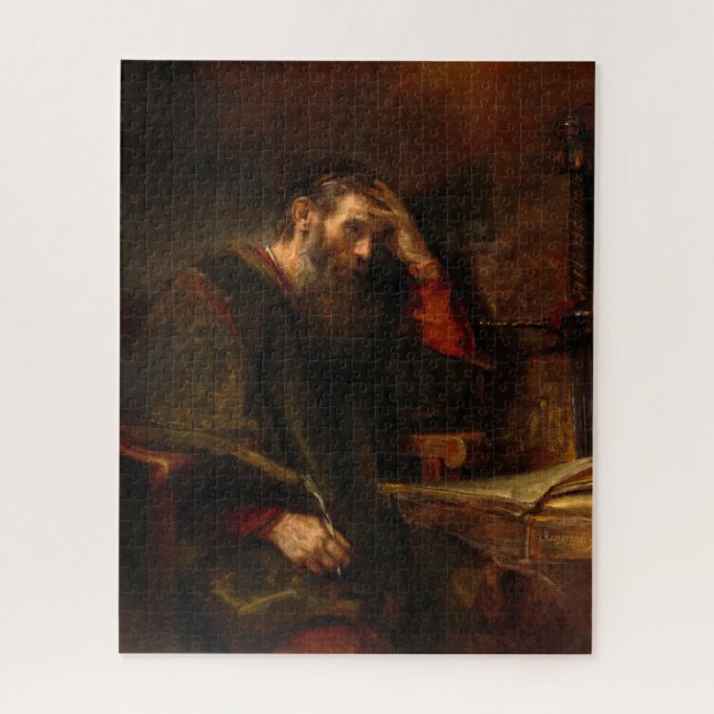 Puzzle L'apôtre Paul par Rembrandt van Rijn (Vertical)
