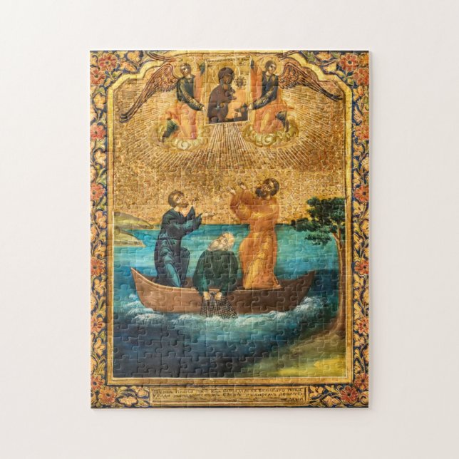 Puzzle L'Apparence de la Mère de Dieu Tikhvinskaya (Vertical)