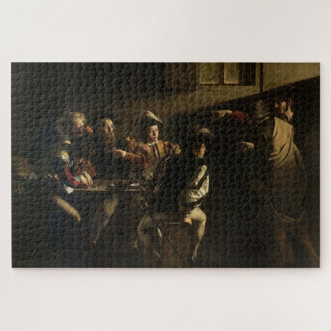 Puzzle L'appel de Saint Matthieu - Maître du Caravaggio (Horizontal)
