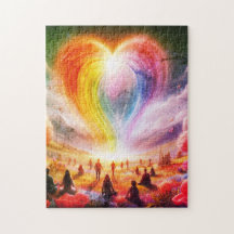 L'arc-en-ciel de l'amour sur tout le monde