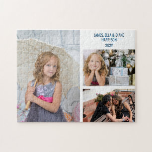 Puzzle Large Family Photo Collage 11" x 14" (252 Pieces)