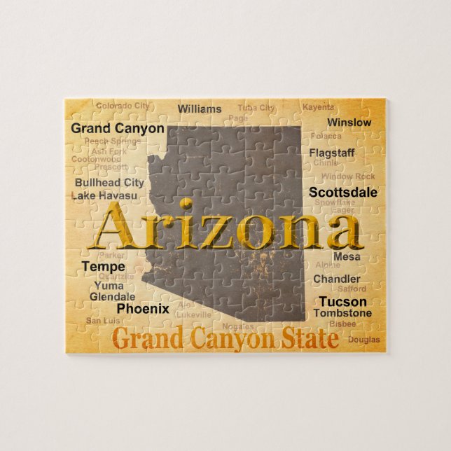 Puzzle L'Arizona a vieilli la carte (Horizontal)