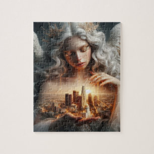 Puzzle Larmes d'or pour la ville des Anges