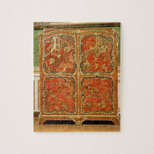 Puzzle L'Armoire avec la laque rouge du Chinoiserie