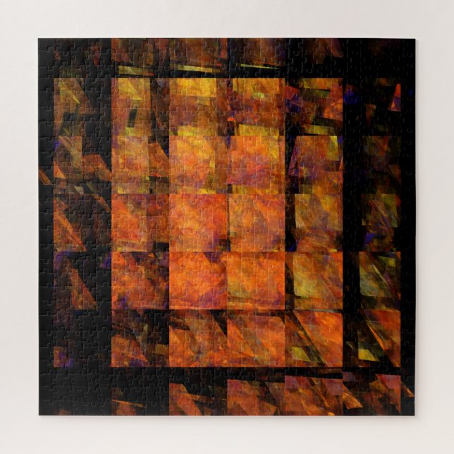 Puzzle L'art Abstrait au mur (Vertical)