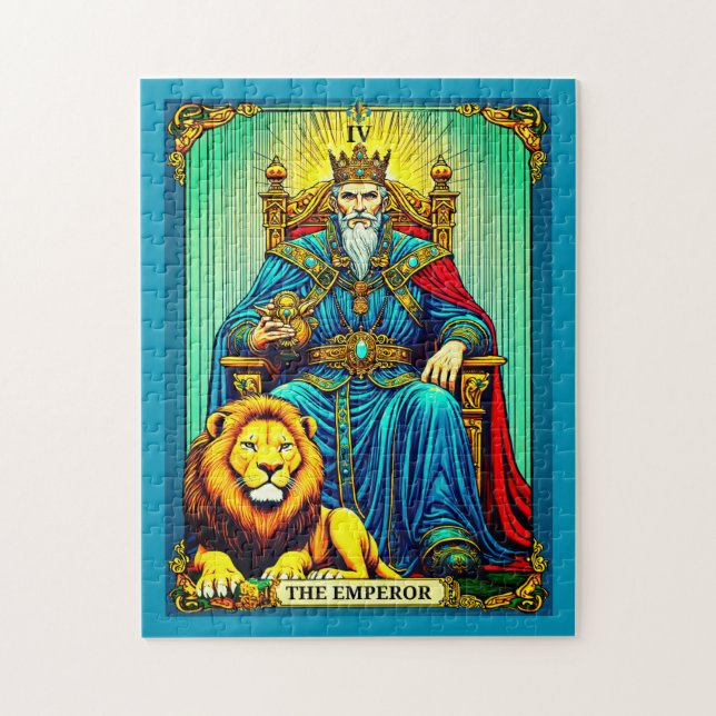Puzzle L'art de la carte Tarot Empereur (Vertical)