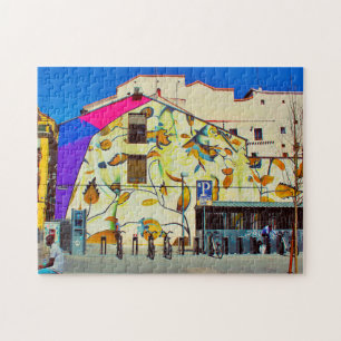 Puzzle L'art de rue de Madrid.