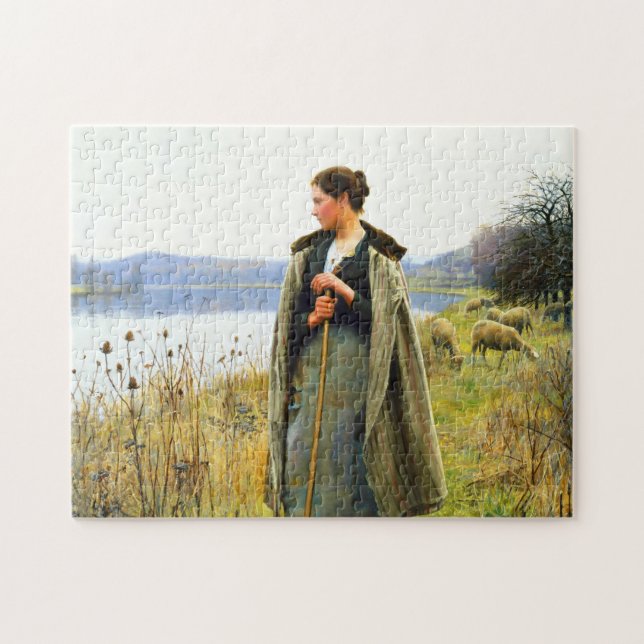 Puzzle L'art des bergers par Daniel Ridgway Knight (Horizontal)