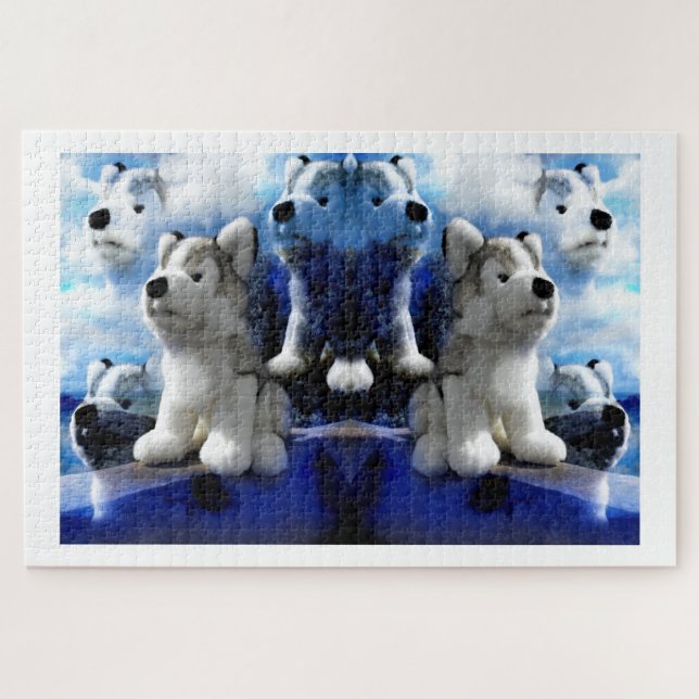 Puzzle L'art des fantômes de loup (Horizontal)
