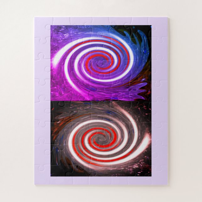 Puzzle L'art des galaxies jumelles (Vertical)