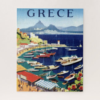 Puzzle L'art d'illustrations de voyage d'Athènes en Grèce