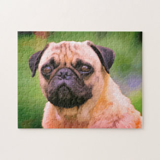 Puzzle L'art du chien Carlin