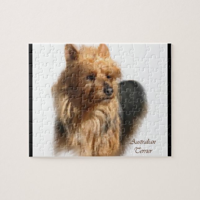 Puzzle L'art du chien Terrier australien (Horizontal)