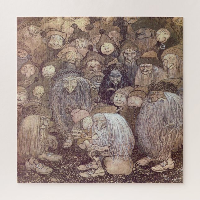 Puzzle L'art du troll de John Bauer (Vertical)