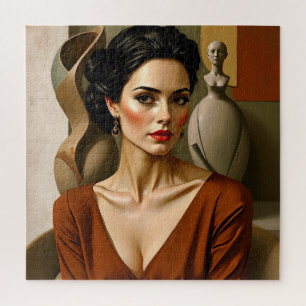 Puzzle L'Art Entre Nous - Portrait Coloré