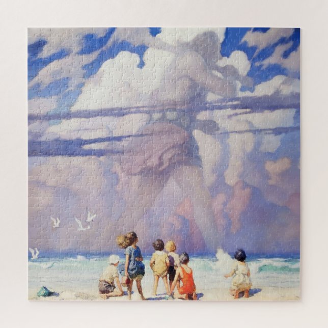 Puzzle L'art féerique du « Géant » par NC Wyeth (Vertical)
