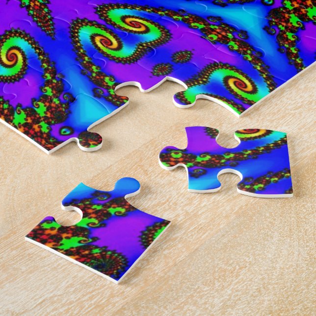 Puzzle L'art numérique dynamique kaléidoskope (Côté)
