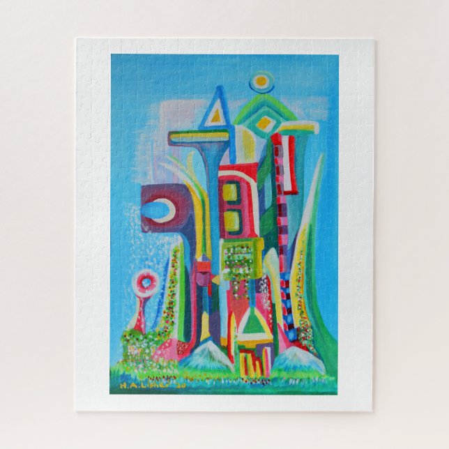 Puzzle L'art urbain futur (Vertical)