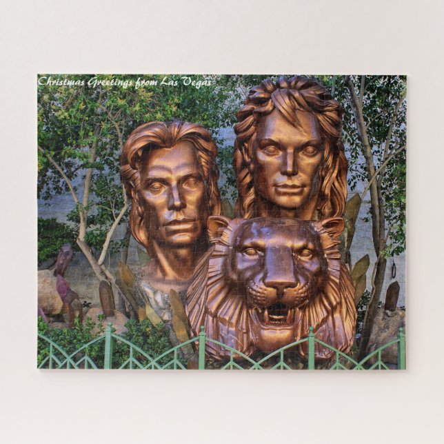 Puzzle Las Vegas Nevada.voeux de Noël (Horizontal)