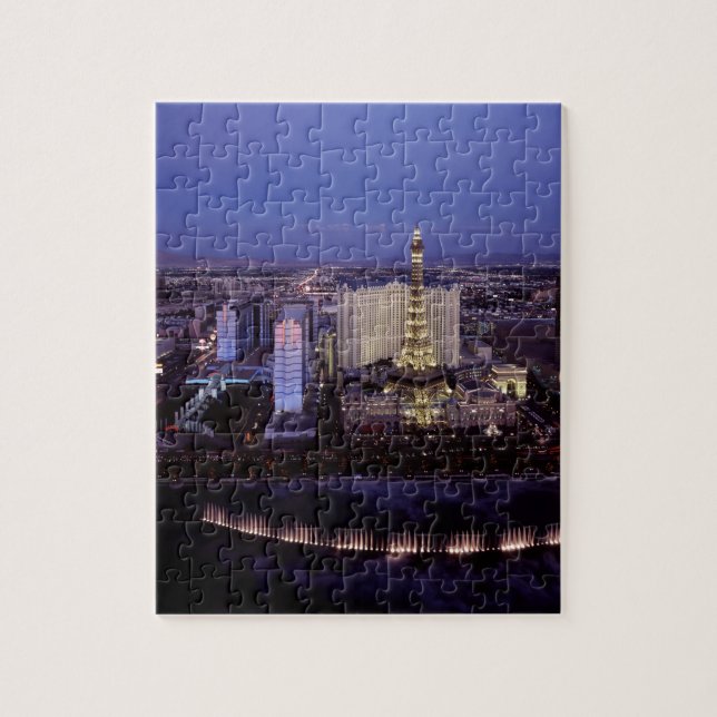 Puzzle Las Vegas Strip Vue aérienne Casino Gambling City (Vertical)