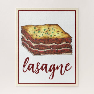 Puzzle Lasagna Lasagna Italienne Cuisine américaine