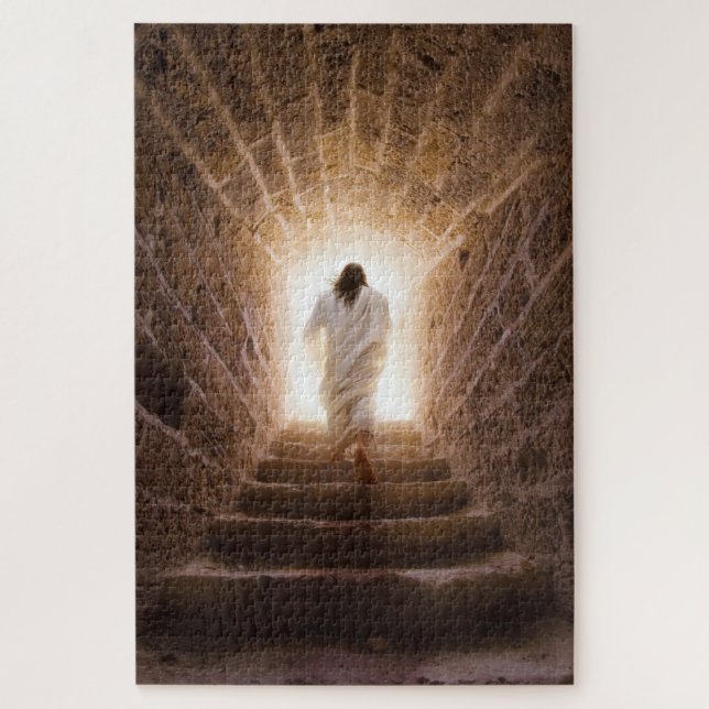 Puzzle L'Ascension - Jésus Marchant Dans La Lumière (Vertical)