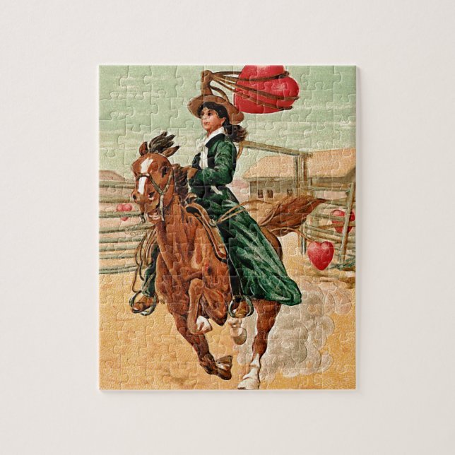 Puzzle Lasso mon coeur Vintage Valentine (Vertical)