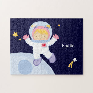 Puzzle L'astronaute Girl Kid personnalisée