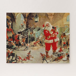 Puzzle L'atelier du Père Noël 16x20