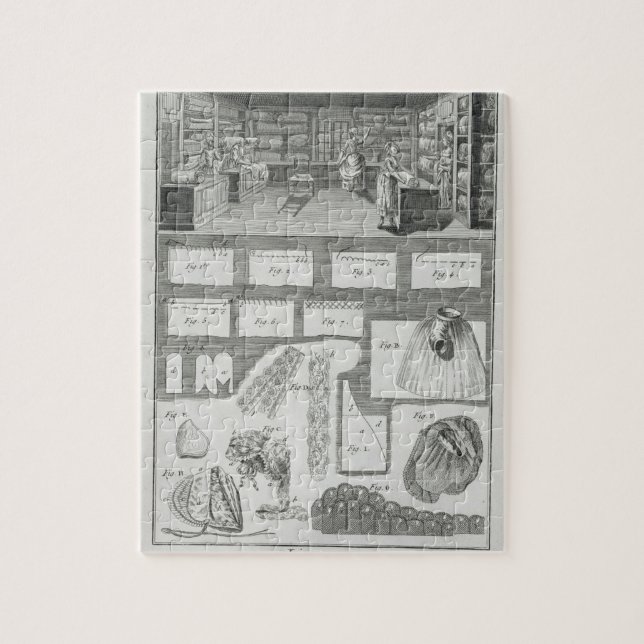 Puzzle L'atelier et le matériel d'un fabricant de (Vertical)