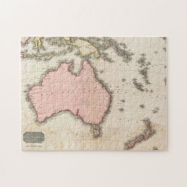Puzzle L'Australie et le Pacifique occidental du sud (Horizontal)