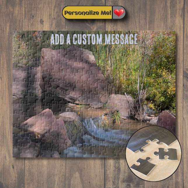 Puzzle L'automne arrive à San Antonio Creek (Autumn comes to San Antonio Creek Jigsaw Puzzle)