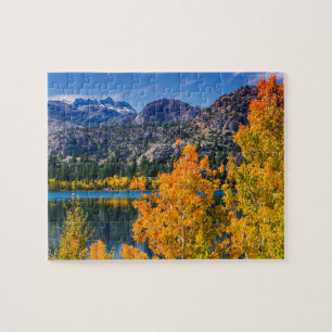 Puzzle L'automne autour du lac June, Californie