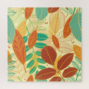 Puzzle L'automne laisse un Motif sans couture