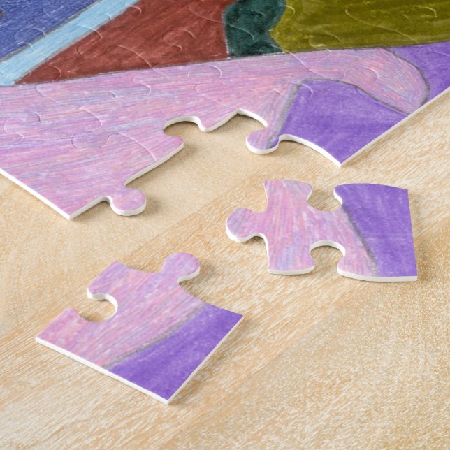 Puzzle "Lavande" Art Abstrait (Côté)